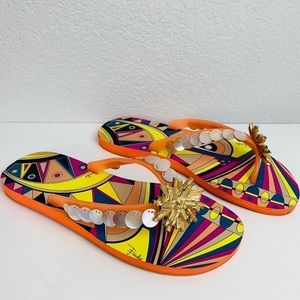 Emilio Pucci Flip Flops